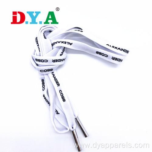 Hot Sale Custom Nylon Material Logo Shoe Laces